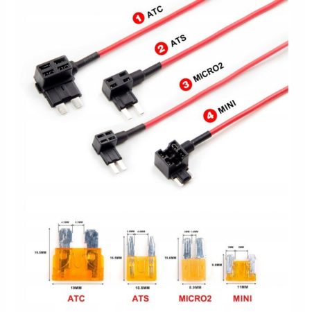 4x Przejściówka do bezpieczników