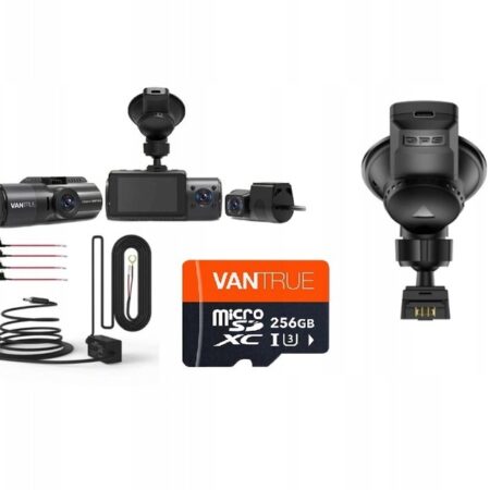 Kamera samochodowa VANTRUE N4 2.5K + 256GB + adapter ACC+GPS