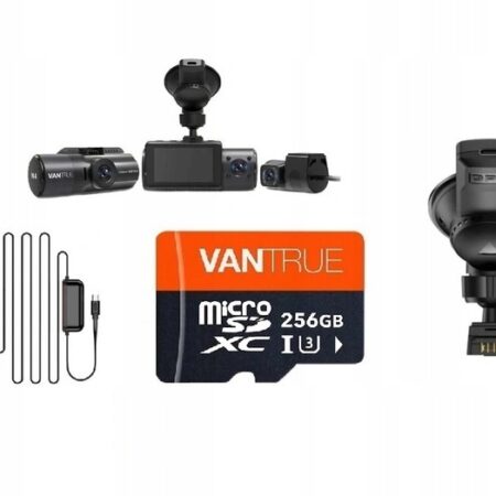 Kamera samochodowa VANTRUE N4 2.5K + 256GB + adapter OBD + GPS