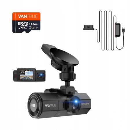Wideorejestrator-Vantrue-N2S-przod-wntrz-128GB-OBD