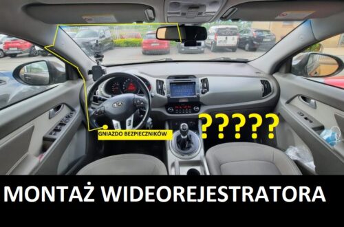 montaż wideorejestratora