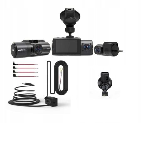 Kamera samochodowa VANTRUE N4 + adapter ACC +GPS Przyssawka