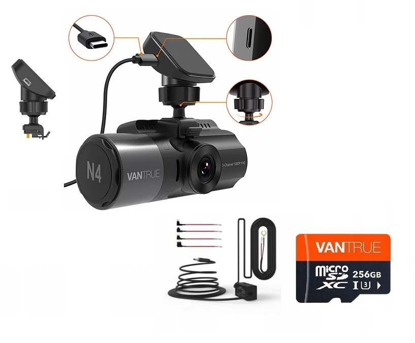 kamera samochodowa przód wnętrze tył