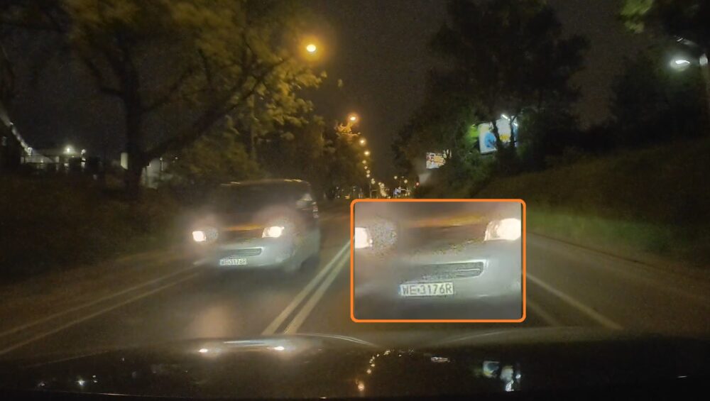 kamera sasmochodowa z odczytem tablic