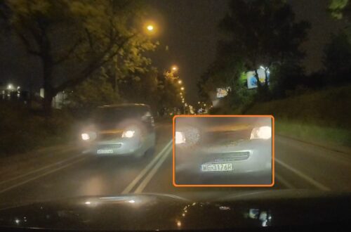 kamera sasmochodowa z odczytem tablic