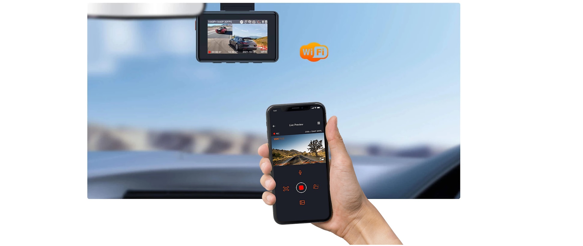 vantrue element 2 wifi