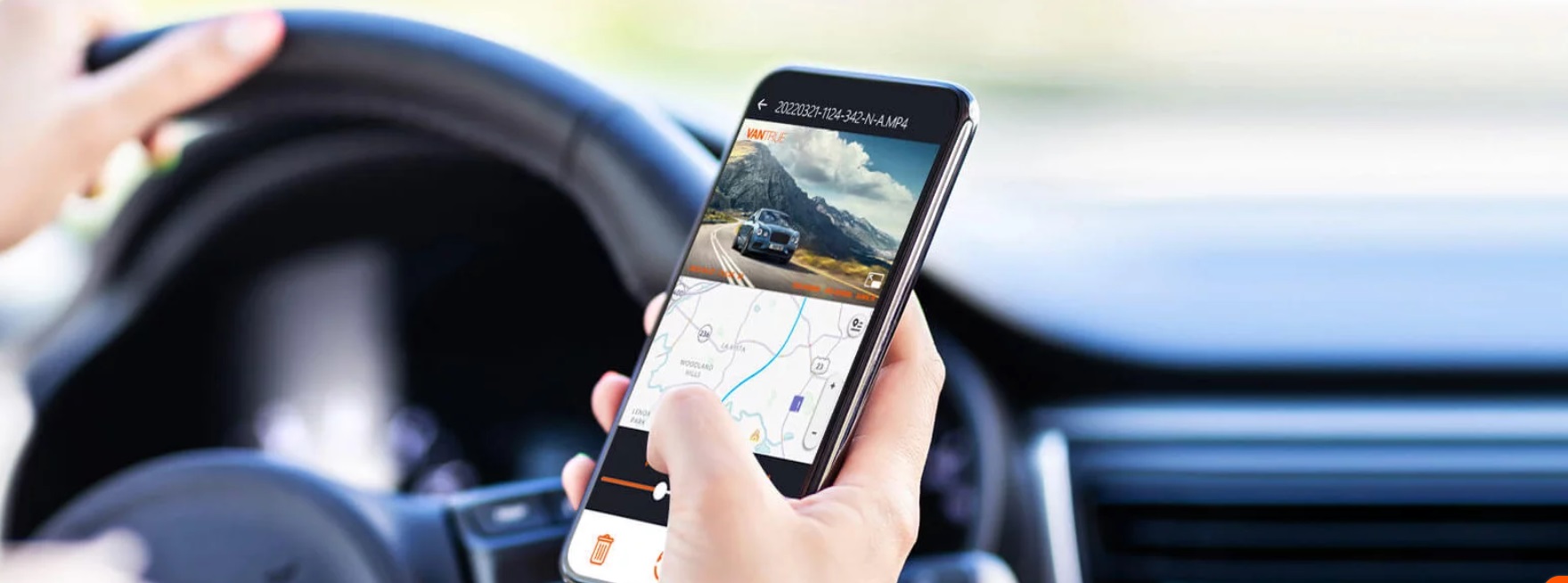 vantrue s2 2ch ekran dotykowy aplikacja