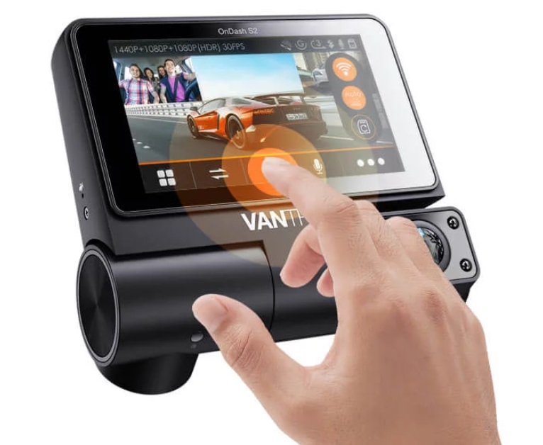 vantrue s2 2ch ekran dotykowy