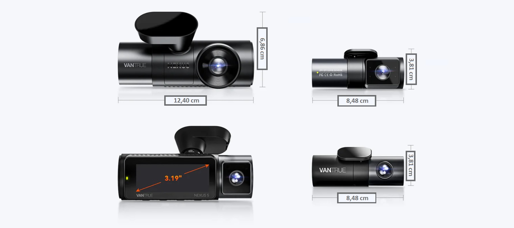 kamera samochodowa nexus 5 wymiary
