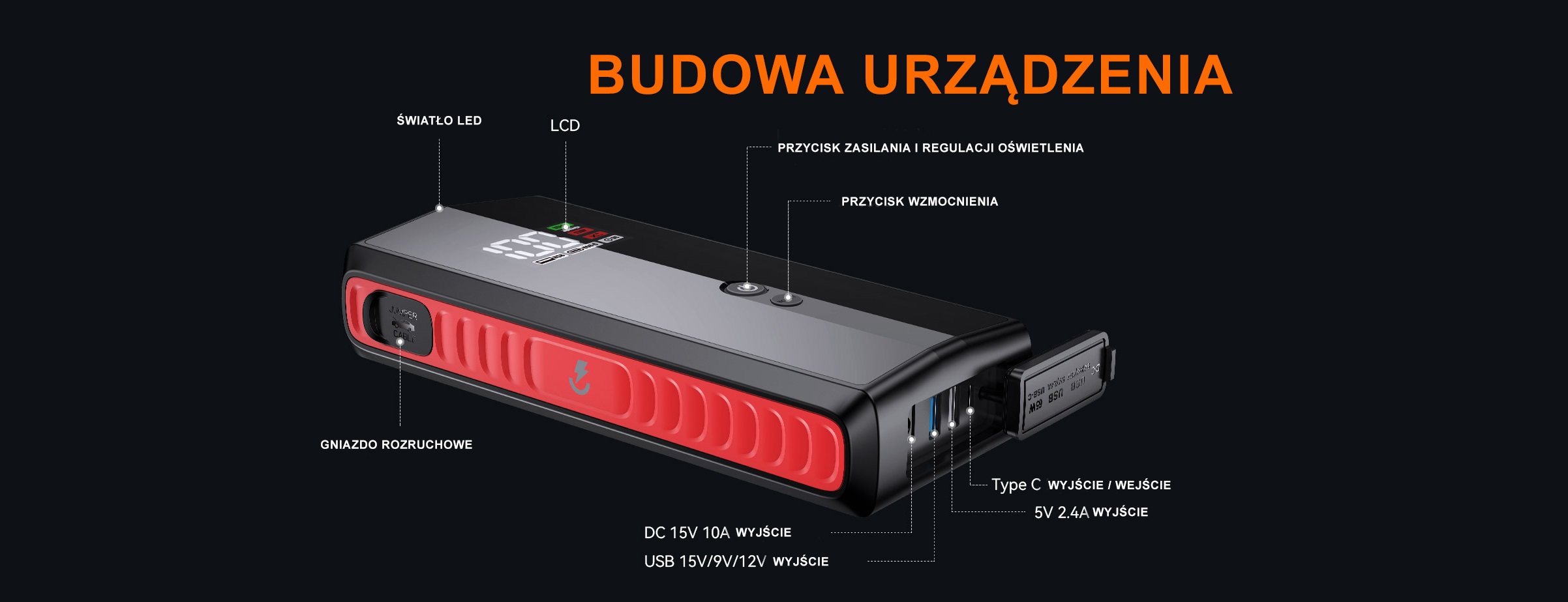 Vantrue JS1 Jump Starter 1
