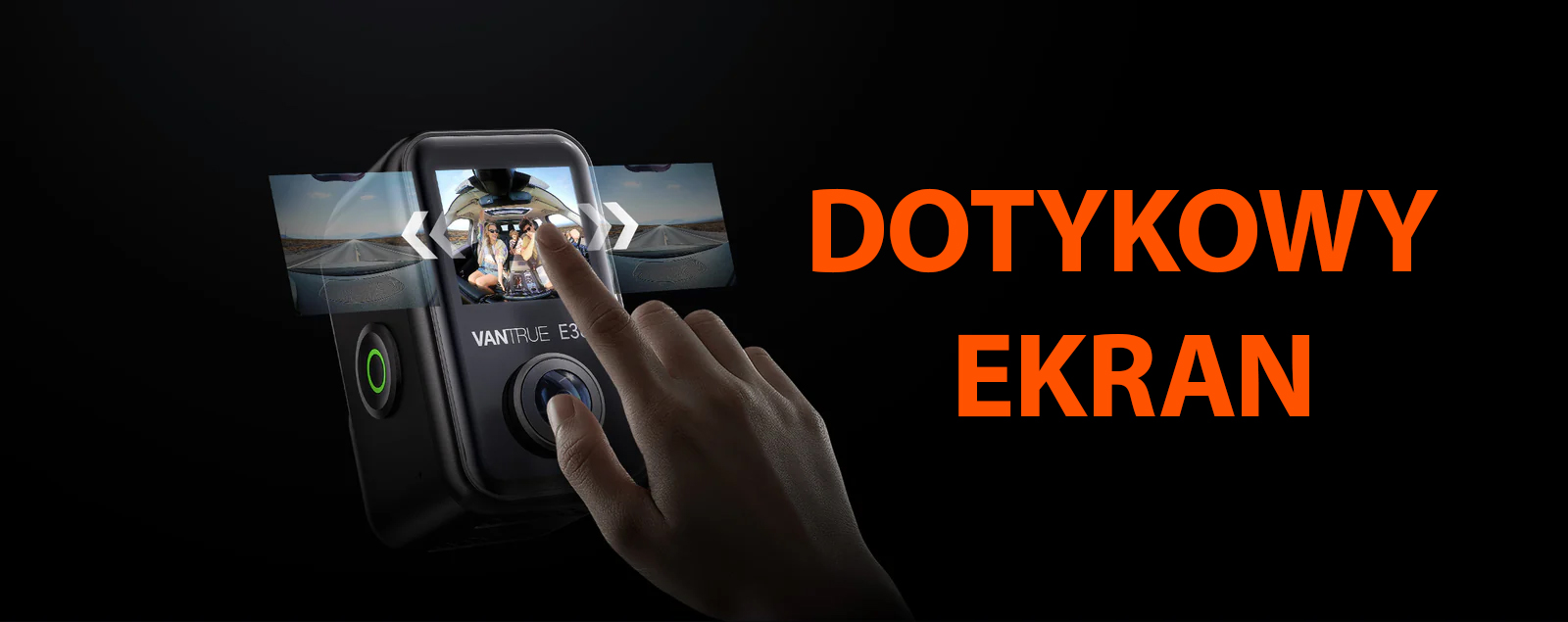 dotykowy ekran vantrue e 360 ace