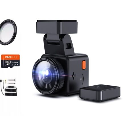 Kamera samochodowa Vantrue E1 + Vp01 + CPL + 256gb