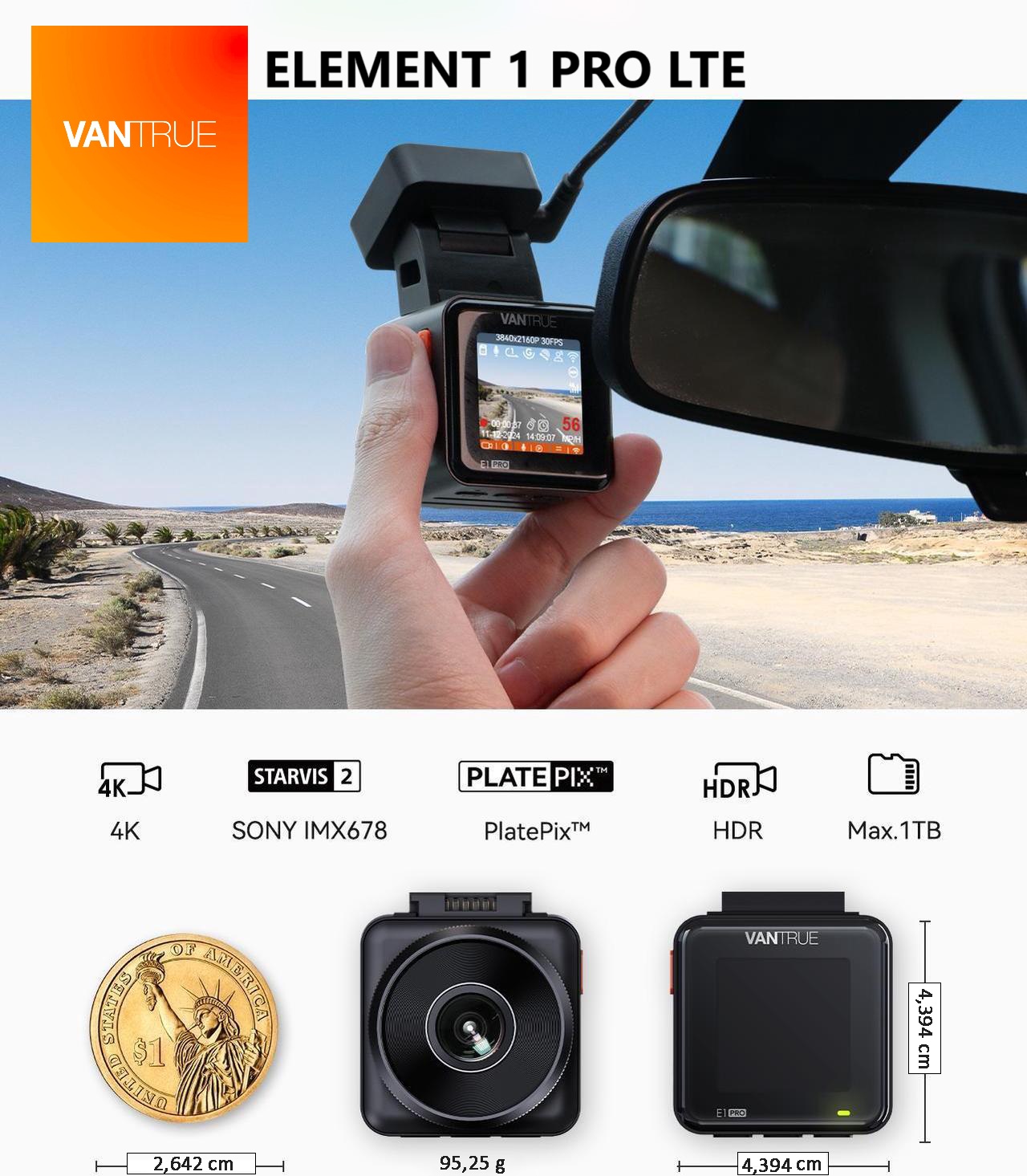 vantrue e1 pro element lte