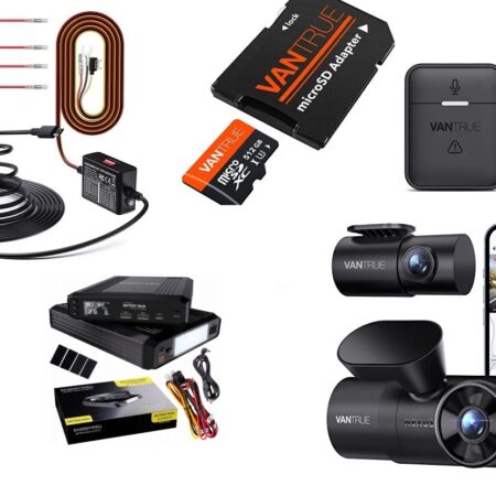 Kamera samochodowa Vantrue N4 PRO Full opcja 512 + powerbank samochodowy CELLINK NEO8+S